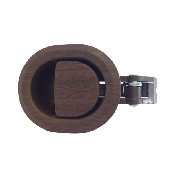 Brown Plastic Round-Shape Recliner Handle With 6mm Barrel H1380