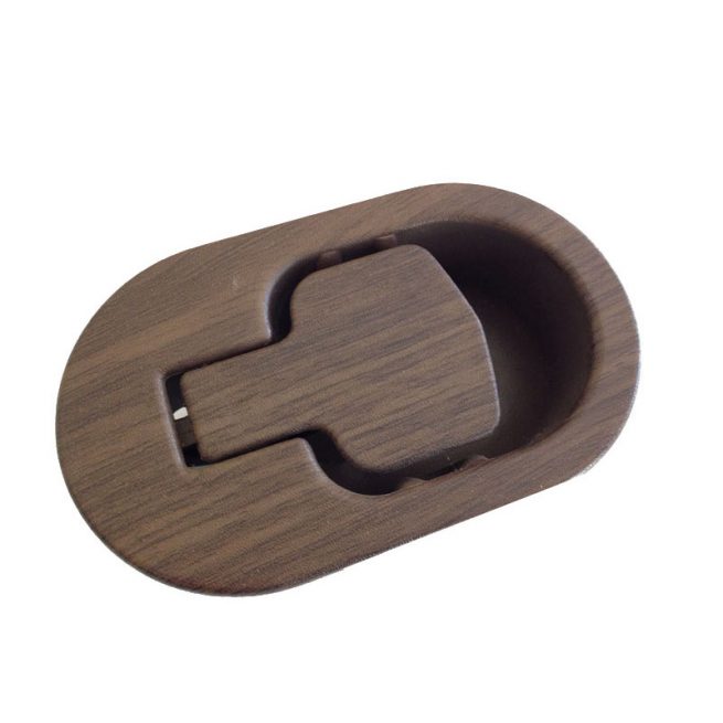 Brown Plastic Oval-Shape Recliner Handle With 6mm Barrel H1390