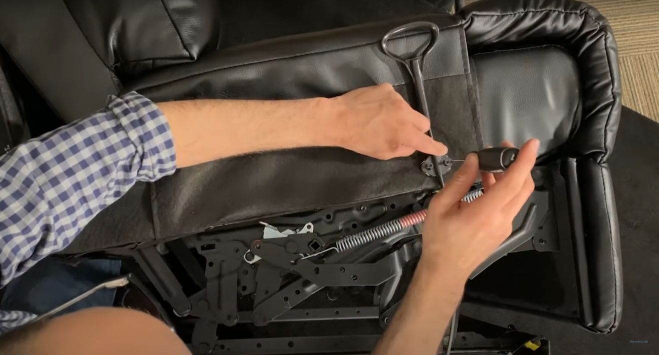 How to Replace a D Pull Cable on a Manual Recliner